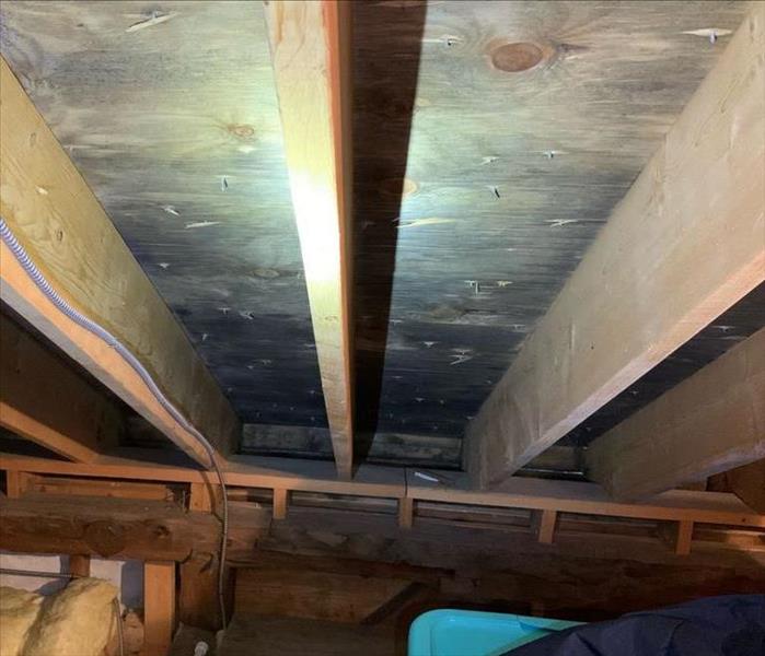 Attic space not remediated