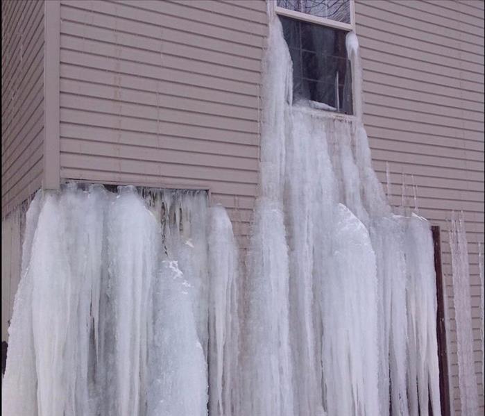 Averill Park New York freeze up from jacuzzi flood